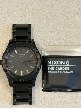 Nixon Black The Camden Women’s Stainless Steel Watch